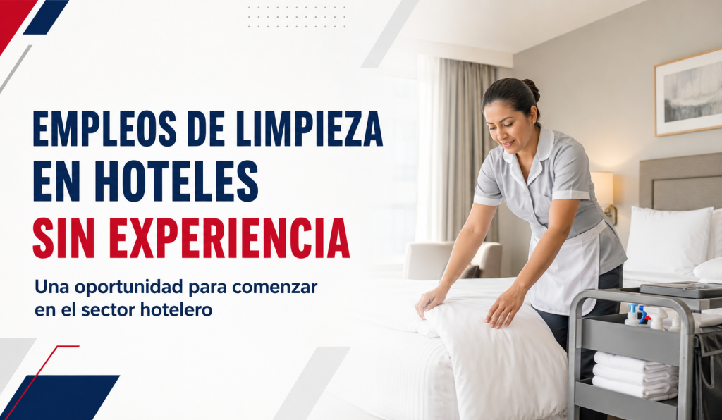 Empleos de limpieza en hoteles sin experiencia