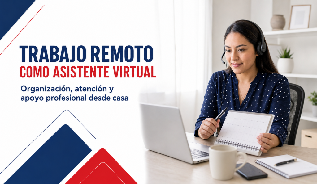 Trabajo remoto como asistente virtual